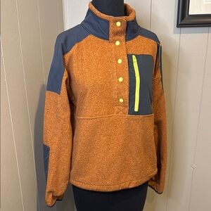 Prana Women’s Medium Orange and Navy Utility Jacket